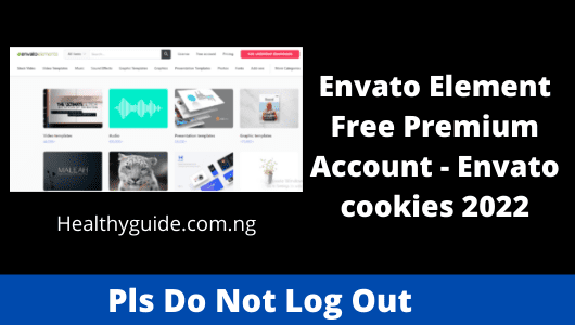 Envato Element Free Premium Account - Envato cookies 2022