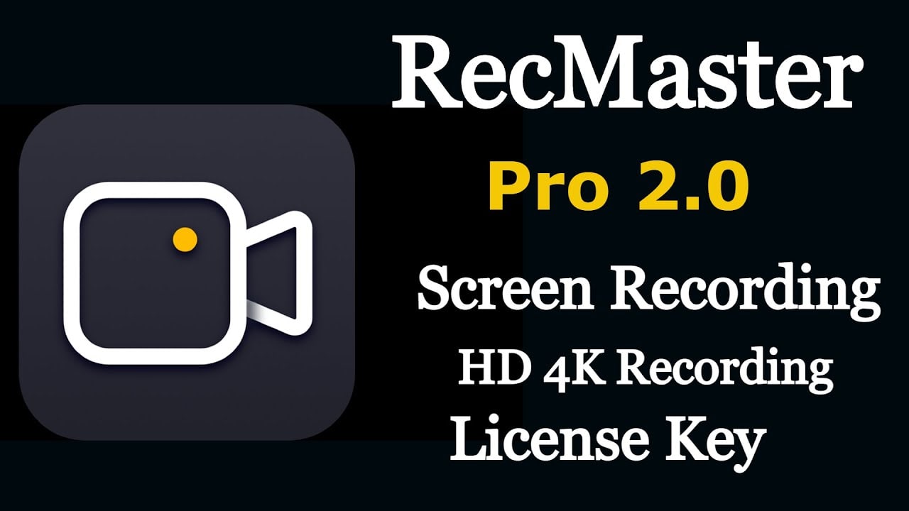 RecMaster Pro - Official License For 1 Year