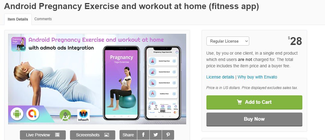 Android Pregnancy Exercise and workout at home