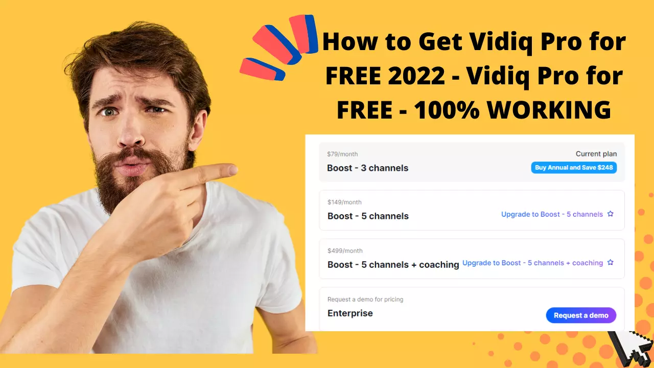 How to Get VidIQ Boost For Free 2022 - VidIQ Pro For Lifetime