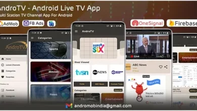 AndroTV v1.0 - Android Multiple TV Channels App (Live Streaming)